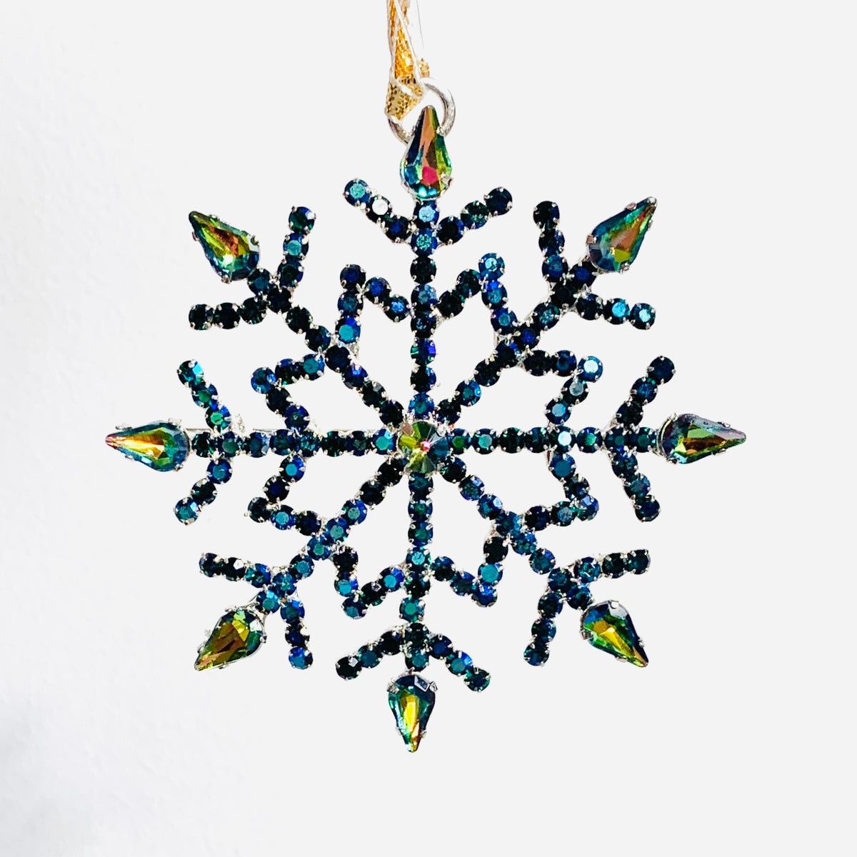 Snowflake Rhinestone Ornament 6