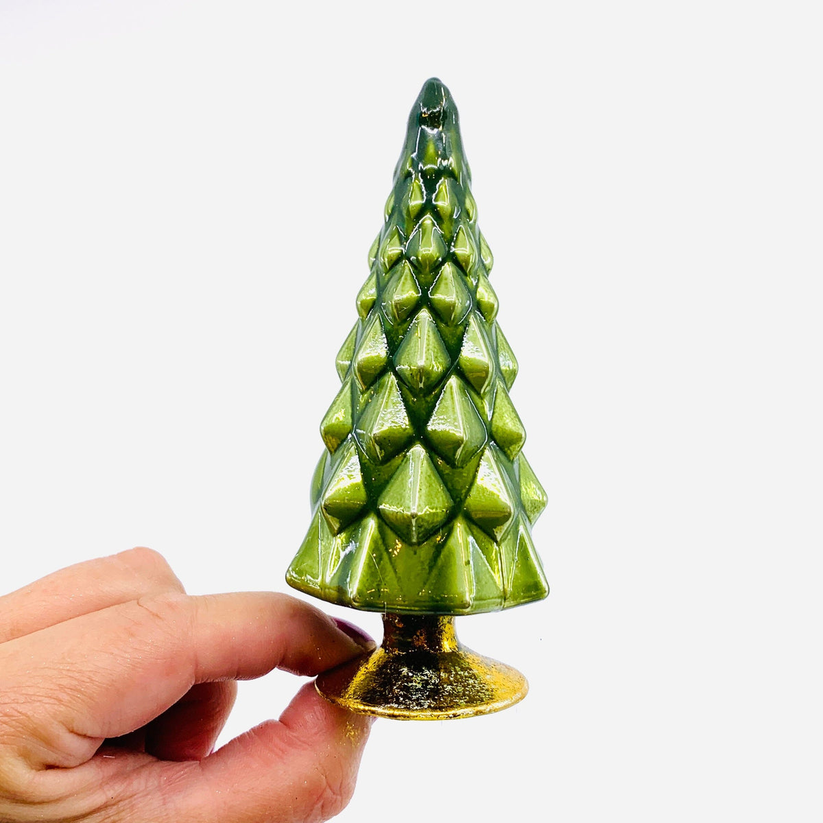 Rainbow Hue Glass Trees, Green Cody Foster & Co 10 