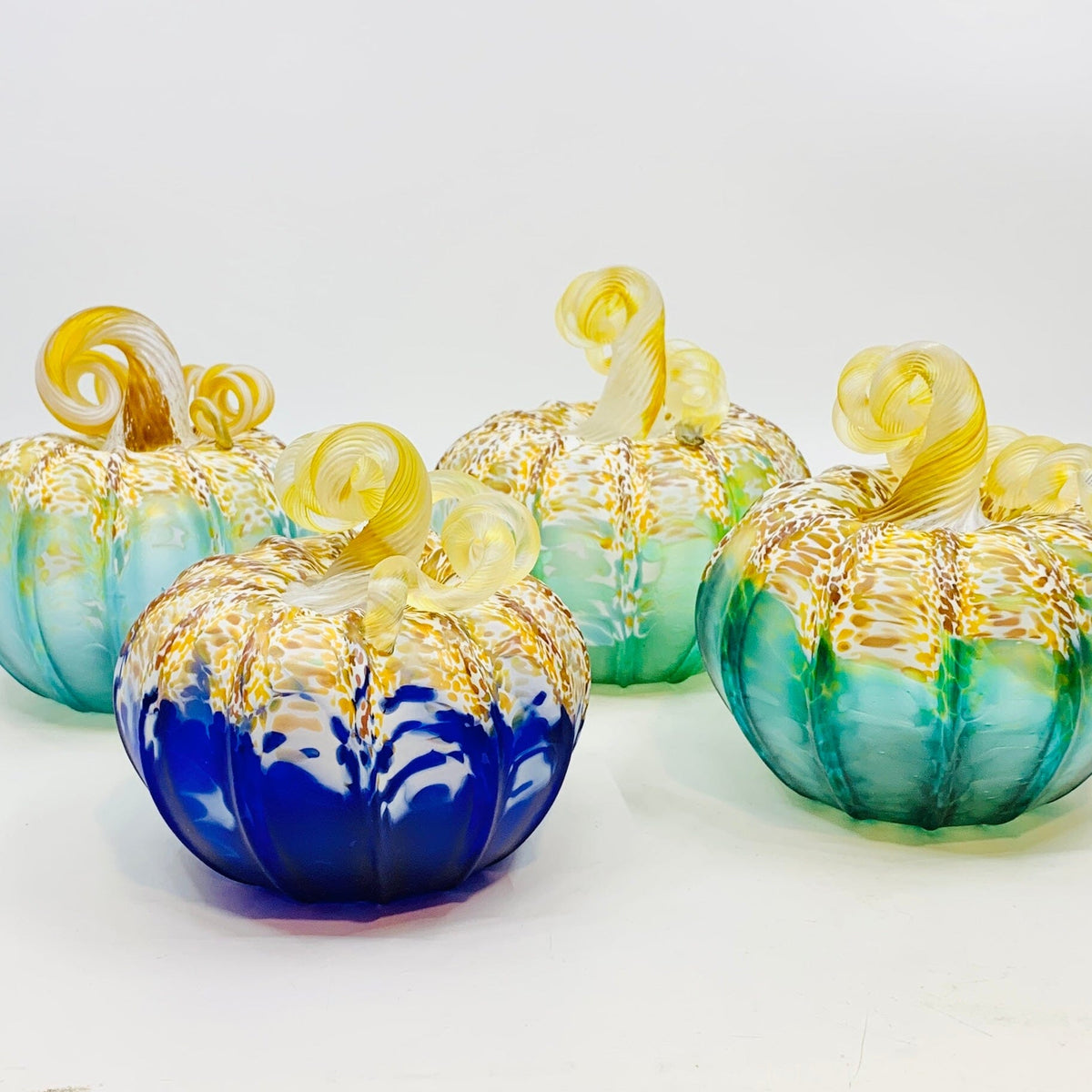 Matte Coastal Squat Pumpkin Inspo Luke Adams Glass Blowing Studio 