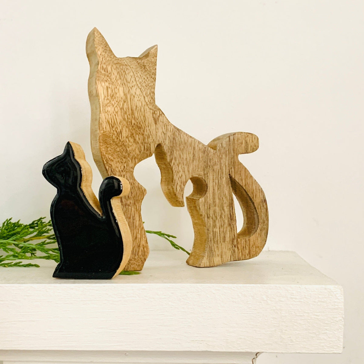 Wooden Halloween Cat KEL-TOY 