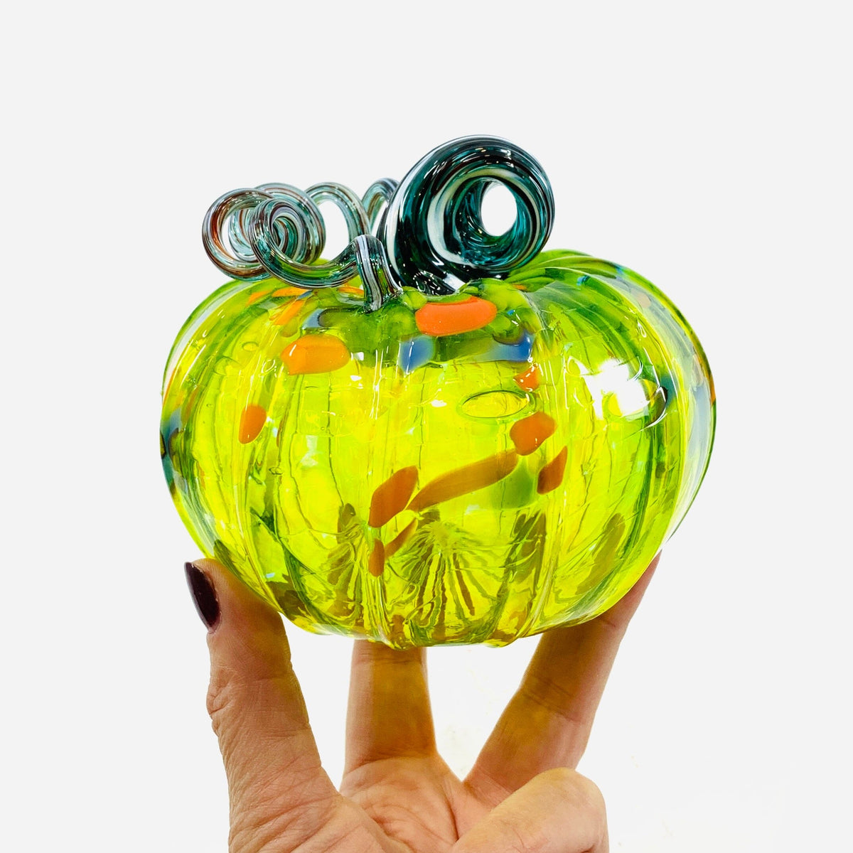 Daily Pumpkin 73 Fall Squat Daily Pumpkin Luke Adams Glass Blowing Studio 