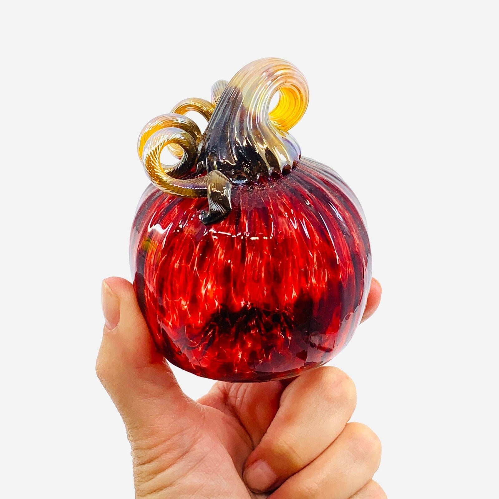 Daily Pumpkin 2056 Mini Gabby Luke Adams Glass Blowing Studio 