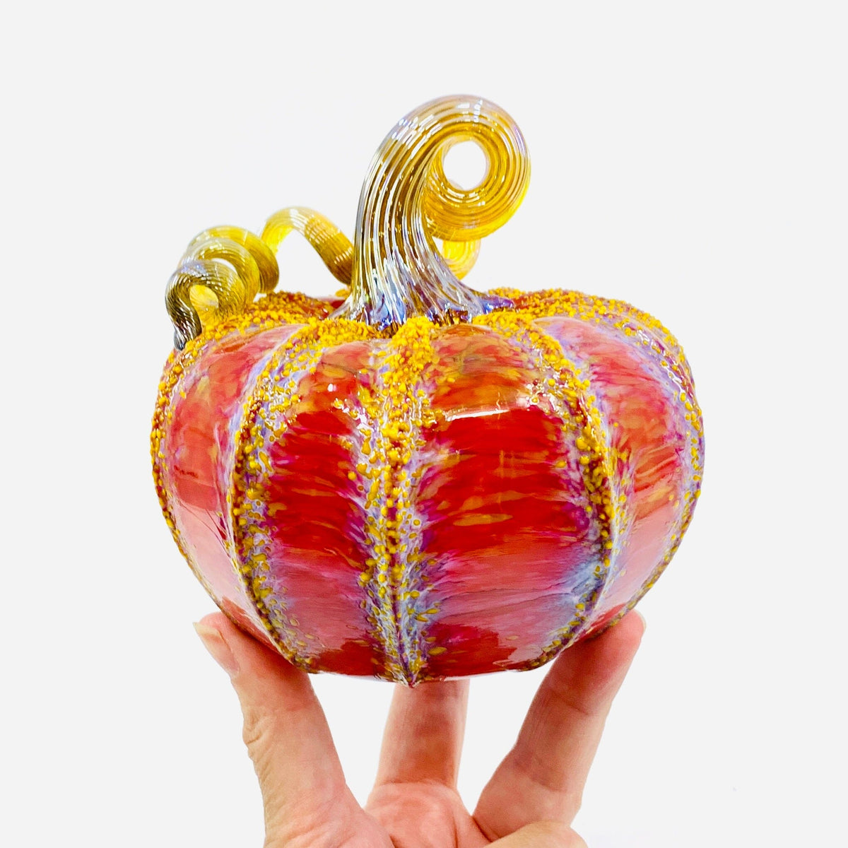 Daily Pumpkin 2830 Squat Gabby Luke Adams Glass Blowing Studio 
