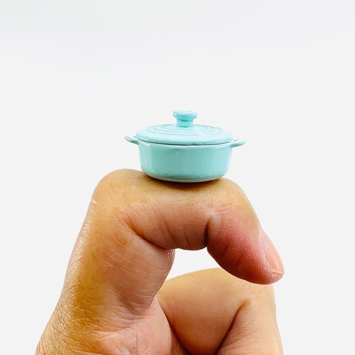 Teenie Le Cruset, Robins Egg Blue Miniature - 