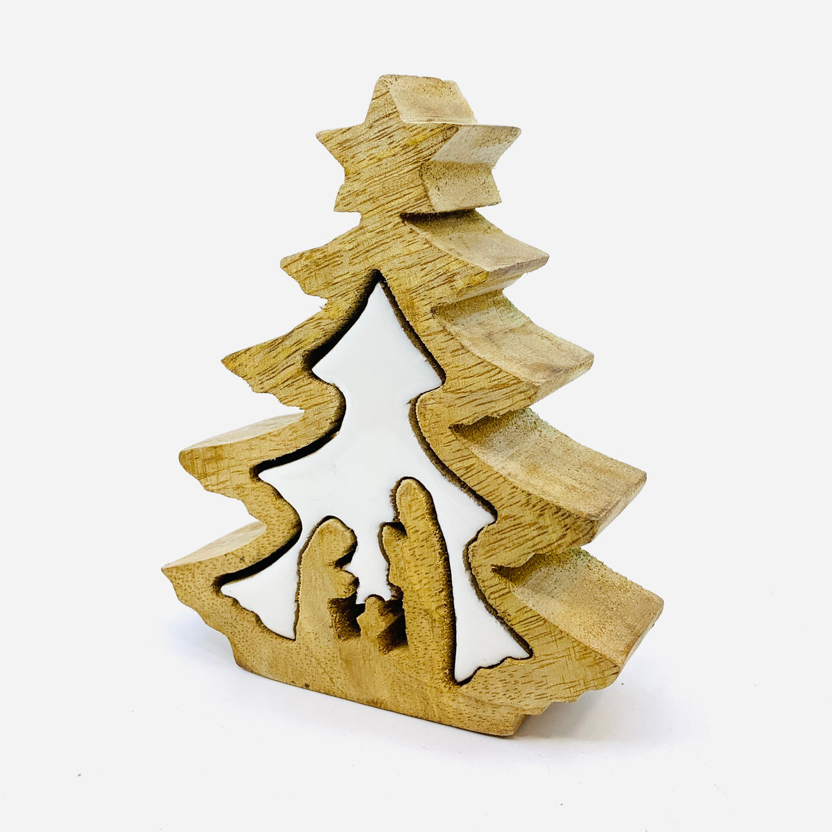 Wooden Forest Nativity