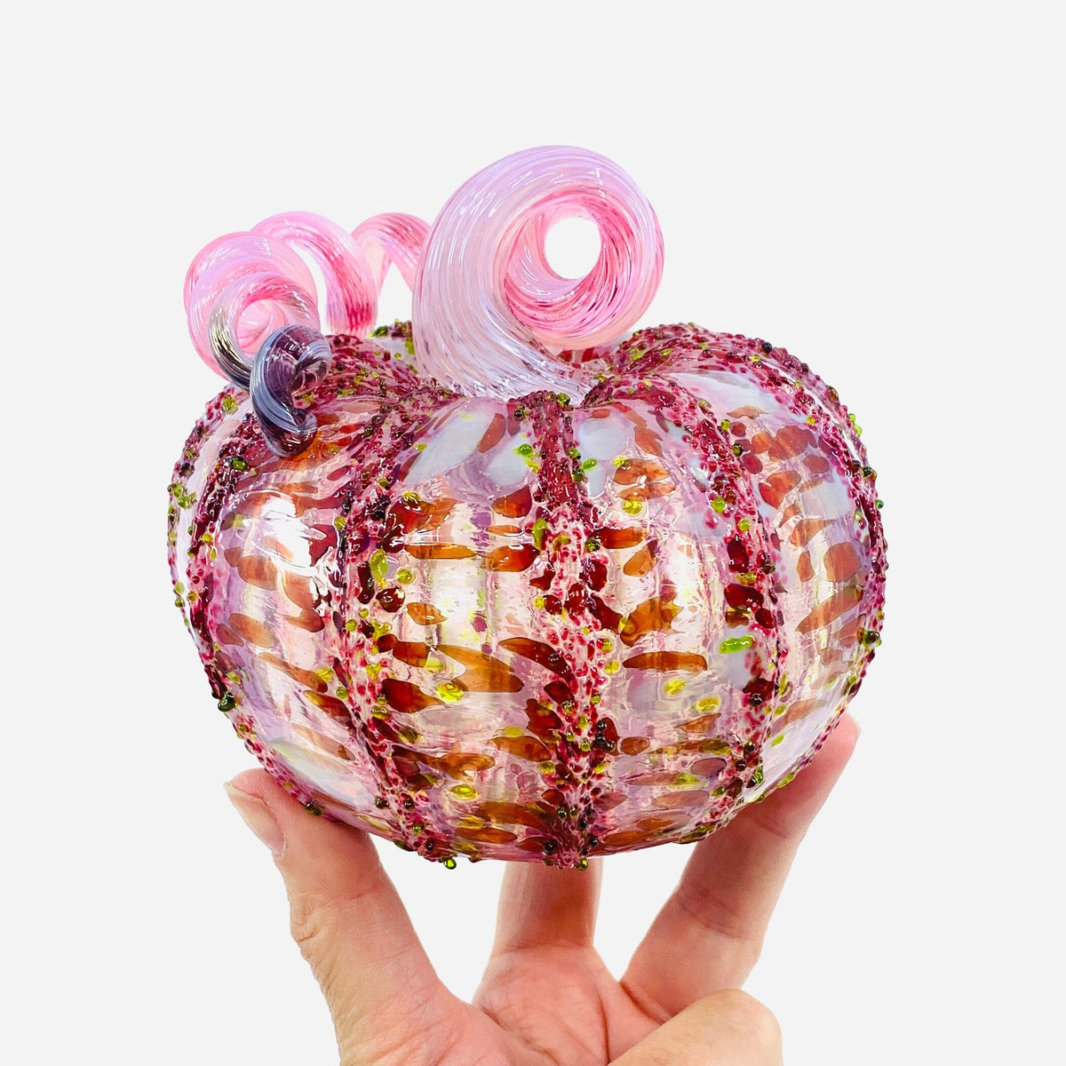 Daily Pumpkin 2363 Squat Gabby Luke Adams Glass Blowing Studio 
