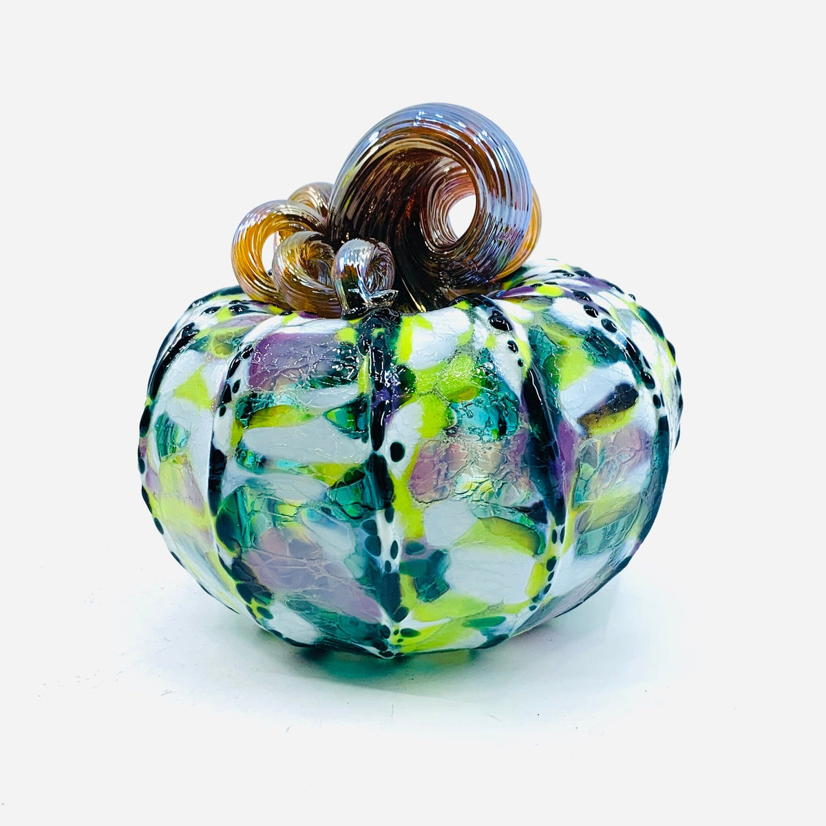 Daily Pumpkin 3723 Fall Squat Gabby Luke Adams Glass Blowing Studio 