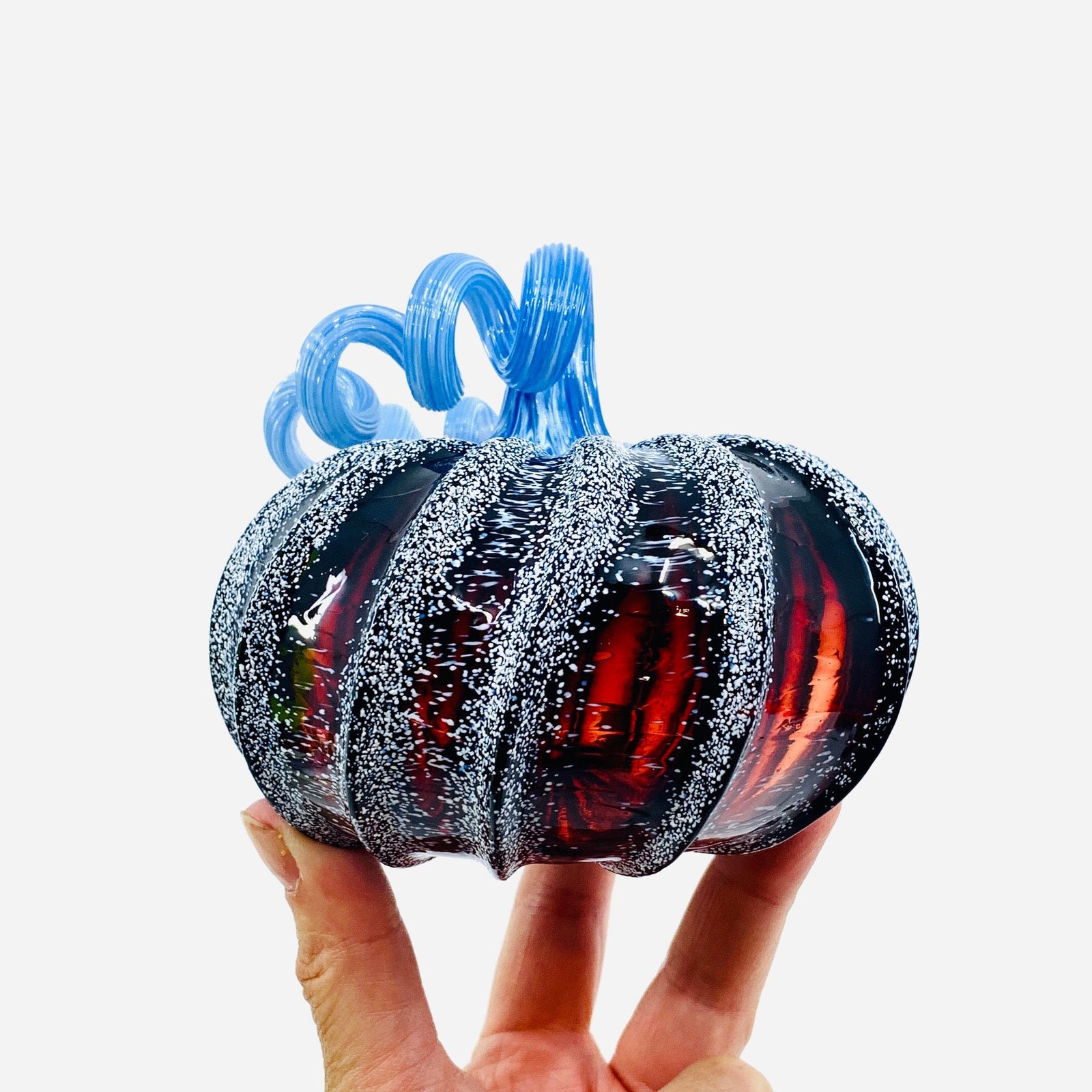 Daily Pumpkin 2229 Oops Squat Gabby Luke Adams Glass Blowing Studio 