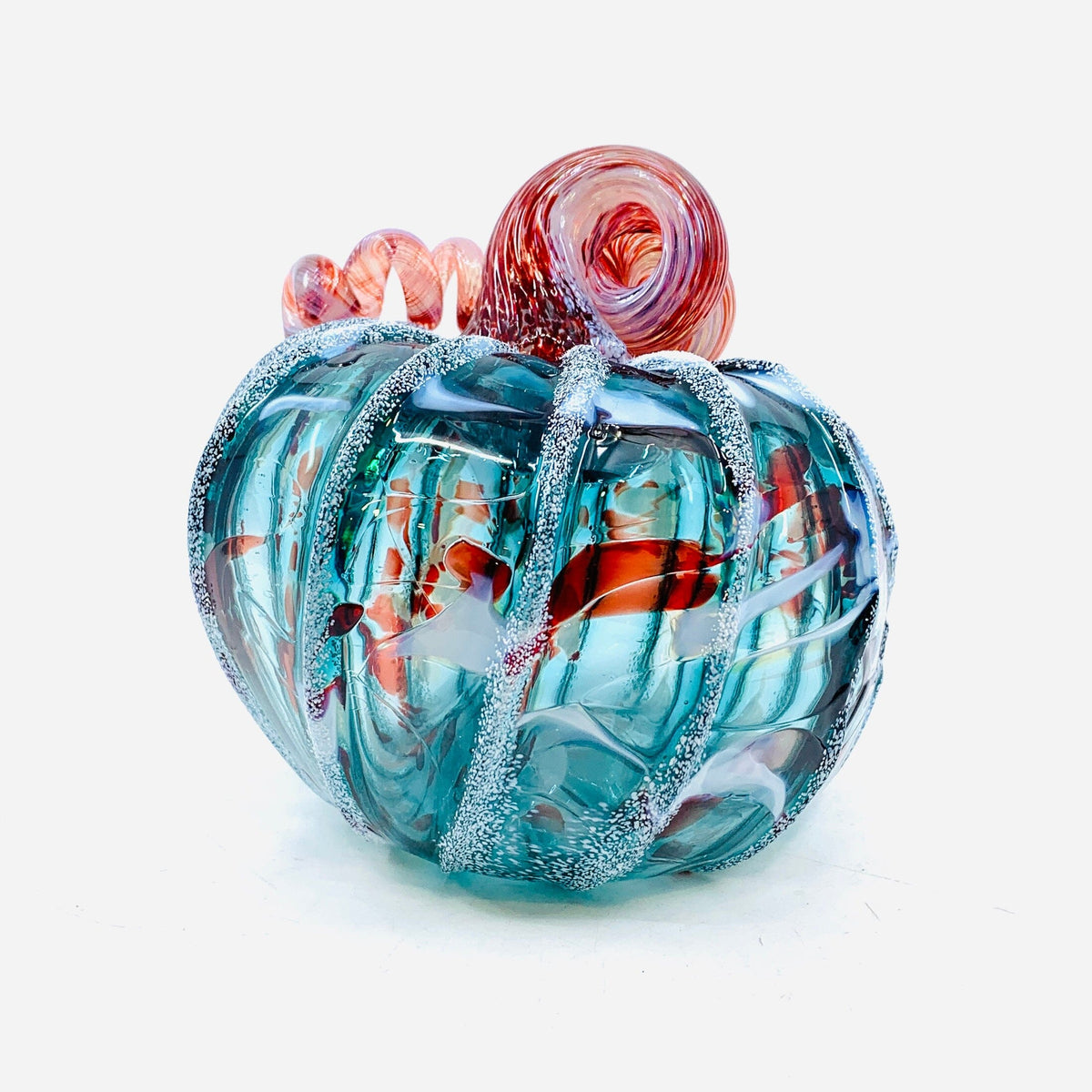 Daily Pumpkin 1247 Oops Squat Daily Pumpkin Luke Adams Glass Blowing Studio 
