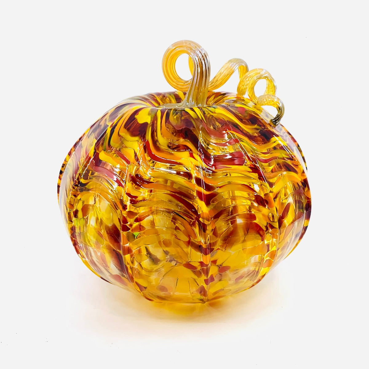 Daily Pumpkin 3651 Large Gabby Luke Adams Glass Blowing Studio 