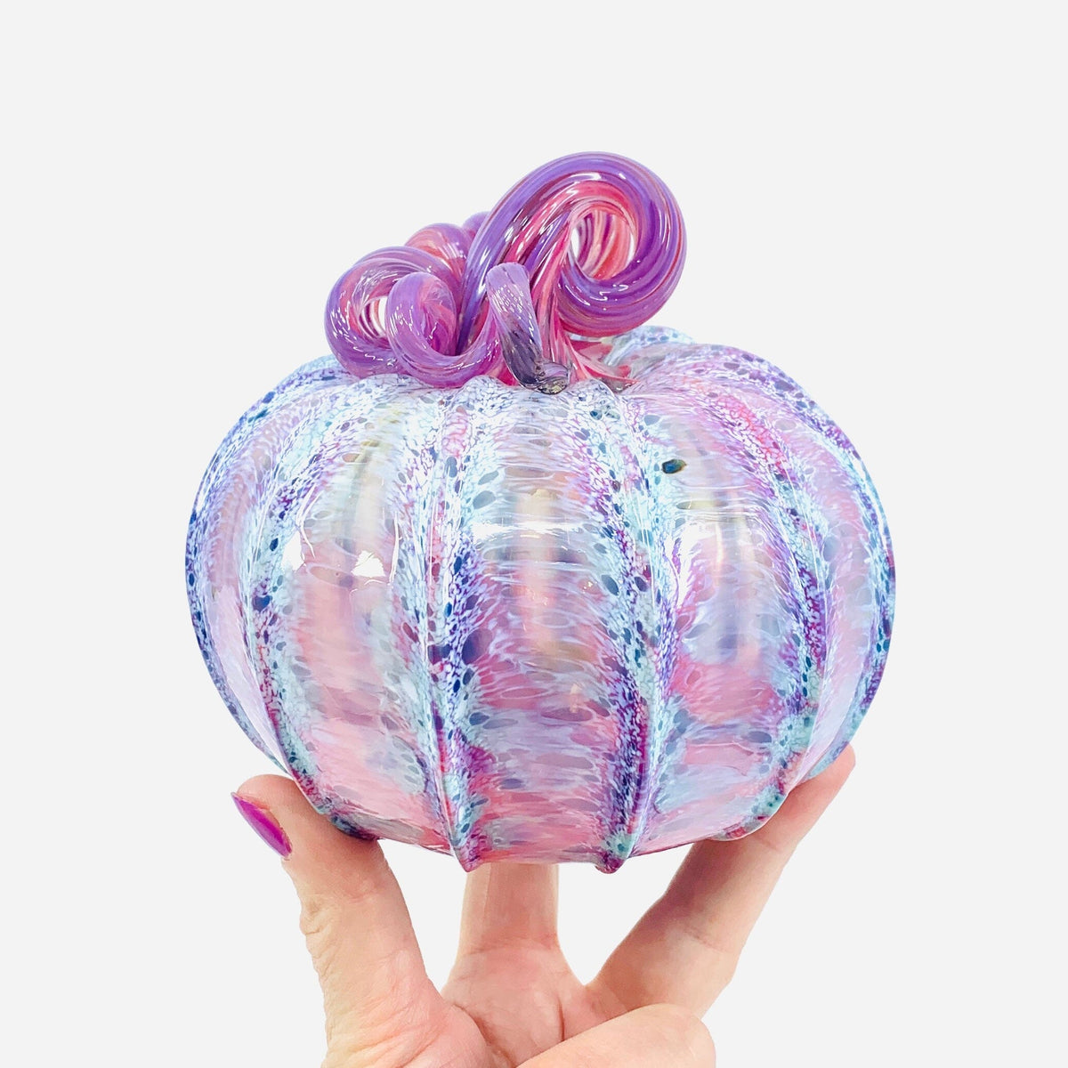 Daily Pumpkin 2857 Sweetheart Squat Gabby Luke Adams Glass Blowing Studio 