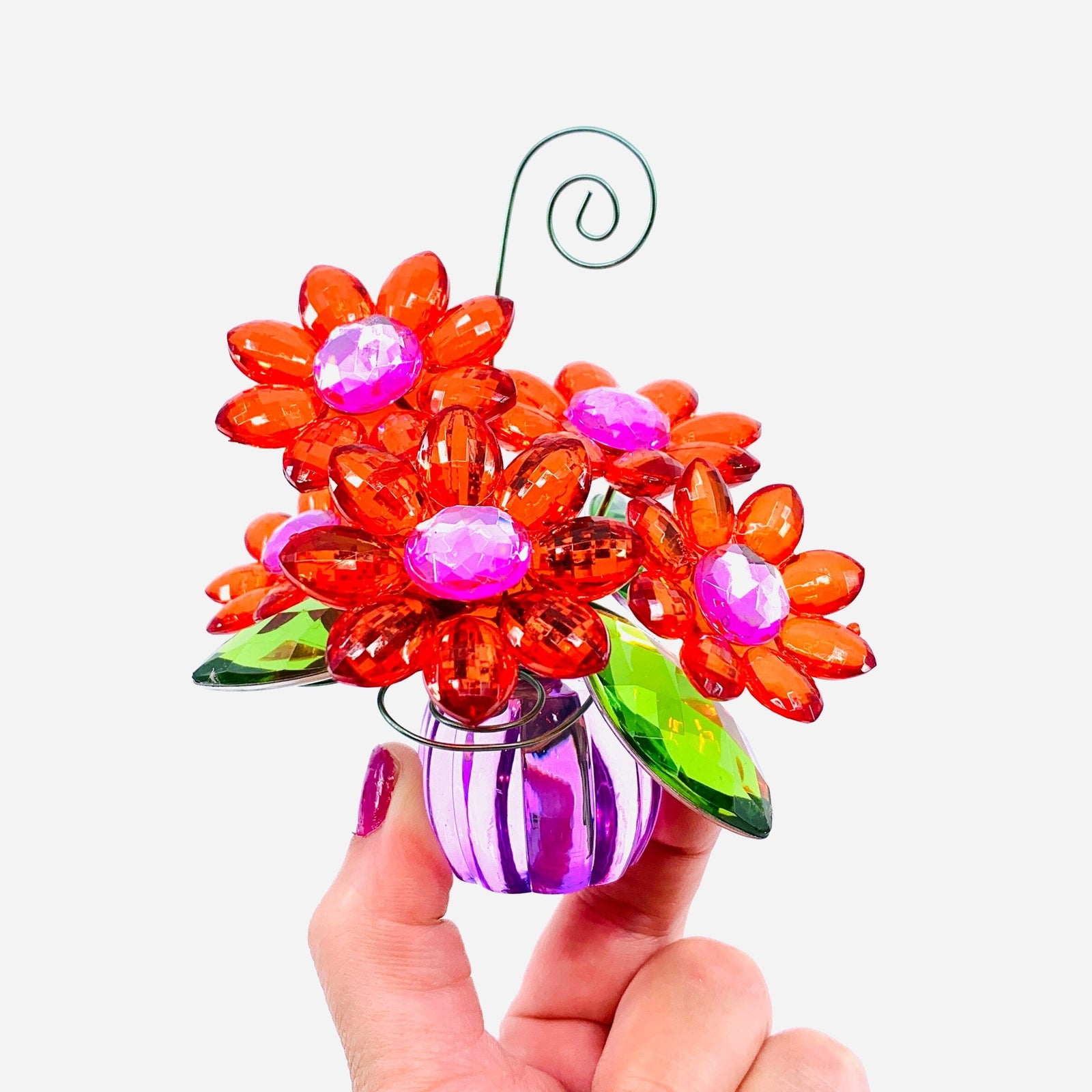 Acrylic Bouquet, Love Posy Pot 26 Decor GANZ 