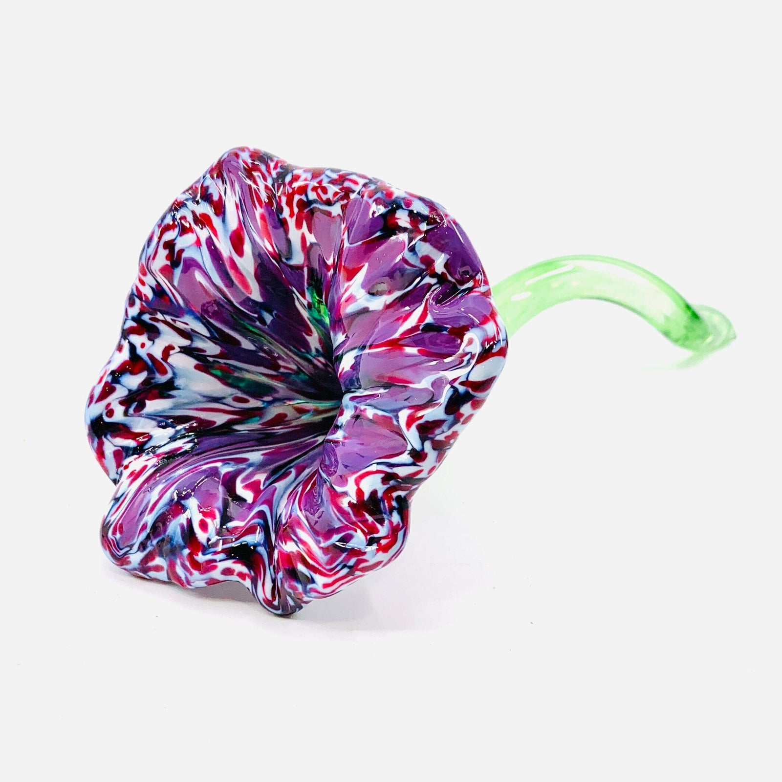 Pulled Glass Flower 74 Decor Luke Adams Glass Blowing Studio 