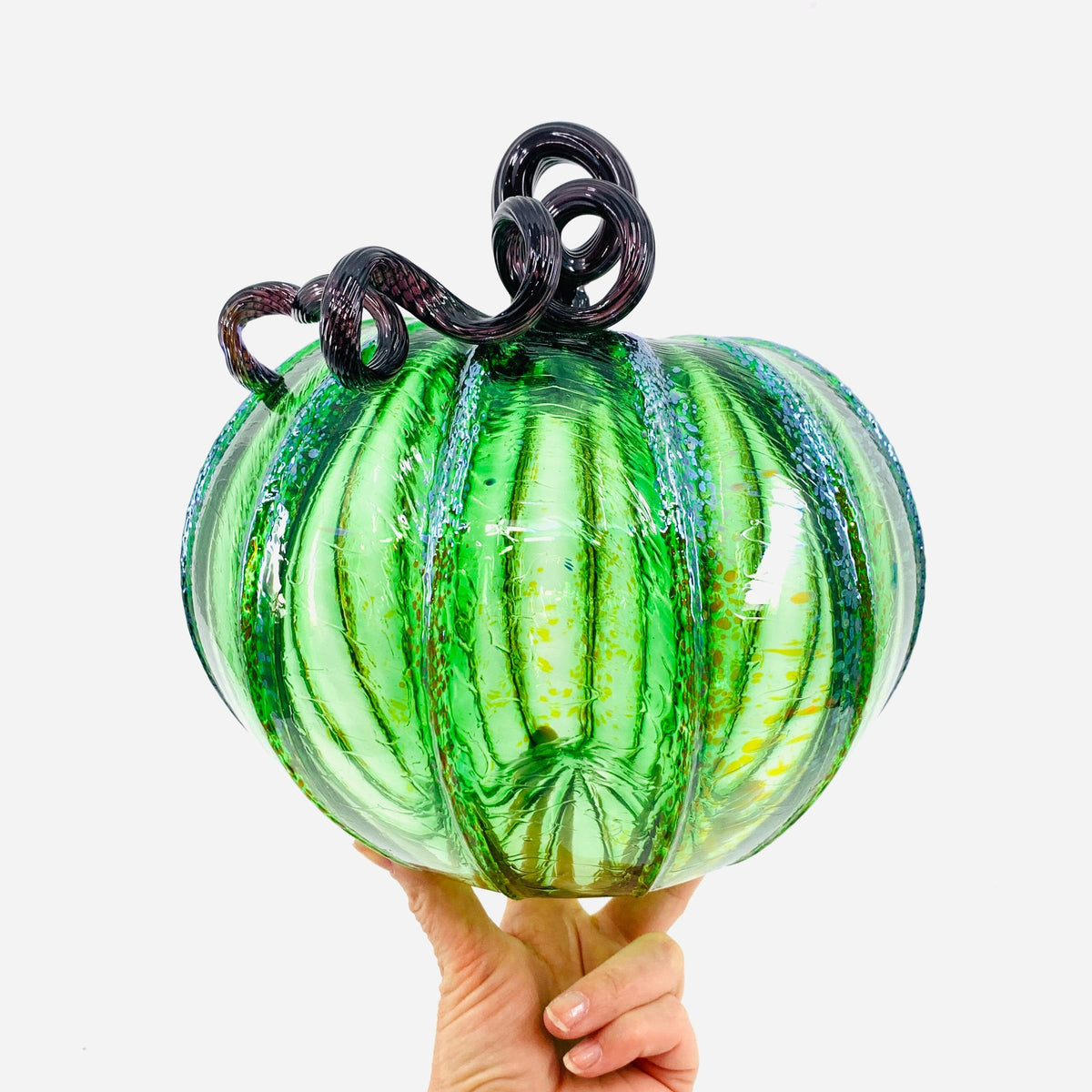 Daily Pumpkin 3275 Large Gabby Luke Adams Glass Blowing Studio 
