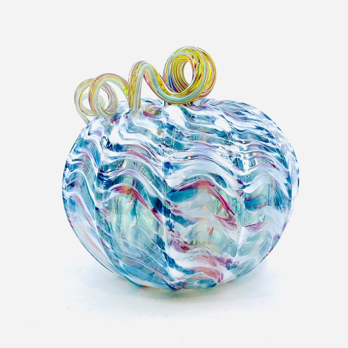 Daily Pumpkin 3279 Large Gabby Luke Adams Glass Blowing Studio 