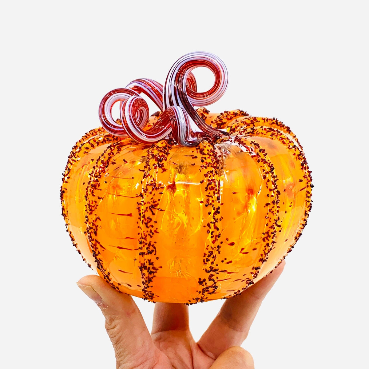 Daily Pumpkin 1113 Holiday Squat Gabby Luke Adams Glass Blowing Studio 