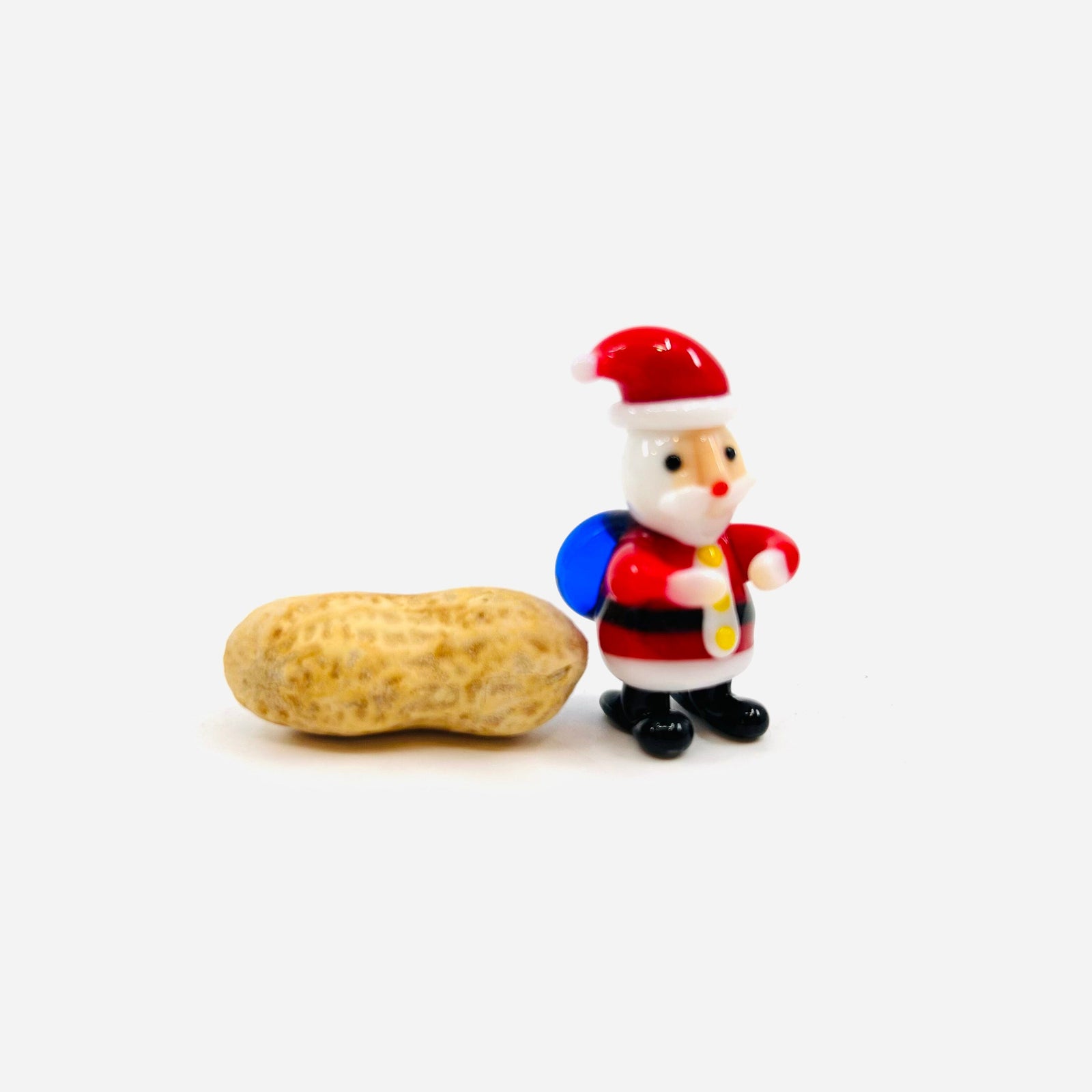 Tiny Christmas Figurine - Santa and his Sack Miniature Alex 