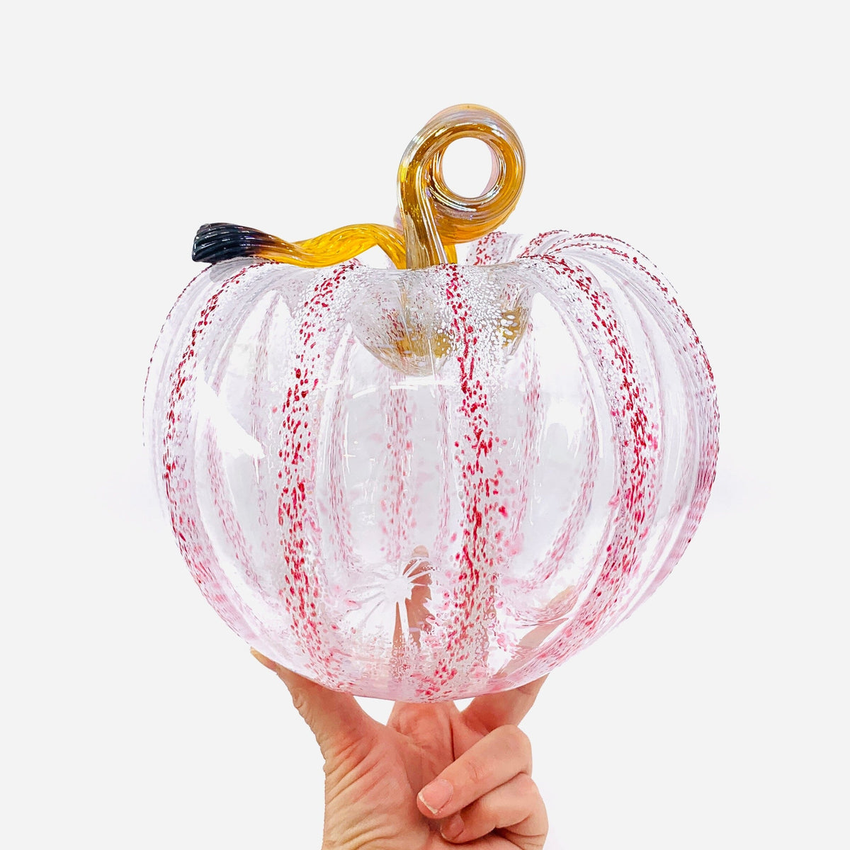 Daily Pumpkin 700 Large Gabby Luke Adams Glass Blowing Studio 