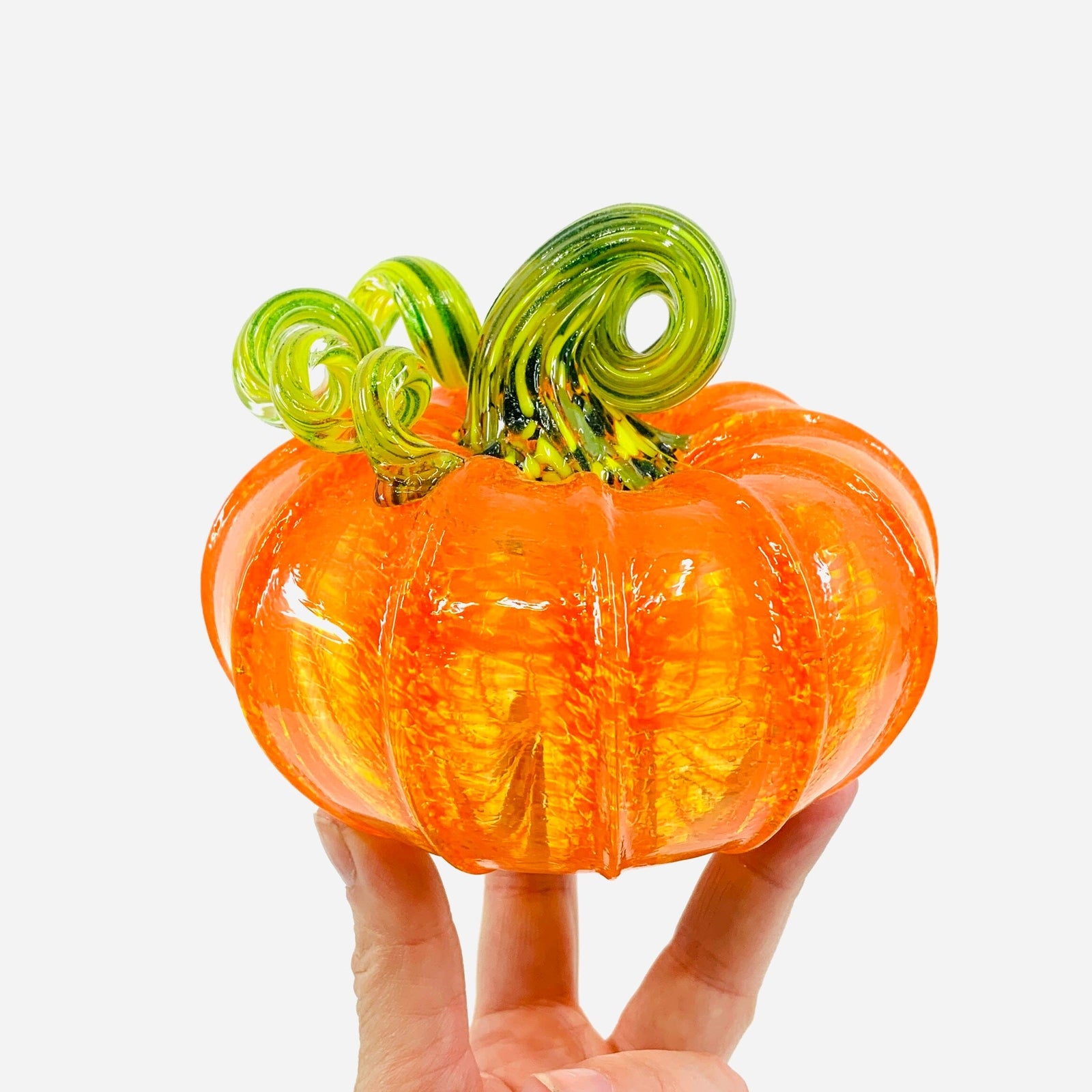 Daily Pumpkin 1007 Squat Gabby Luke Adams Glass Blowing Studio 