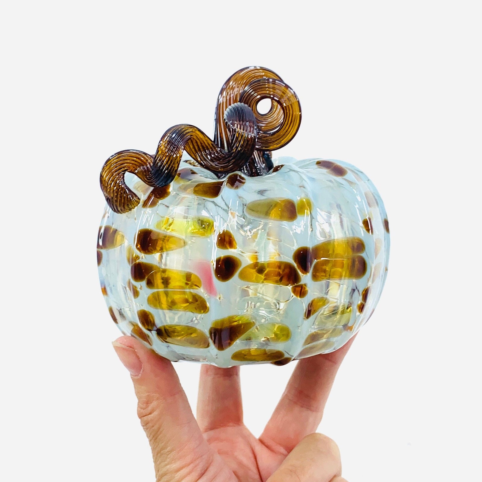 Daily Pumpkin 2366 Squat Gabby Luke Adams Glass Blowing Studio 