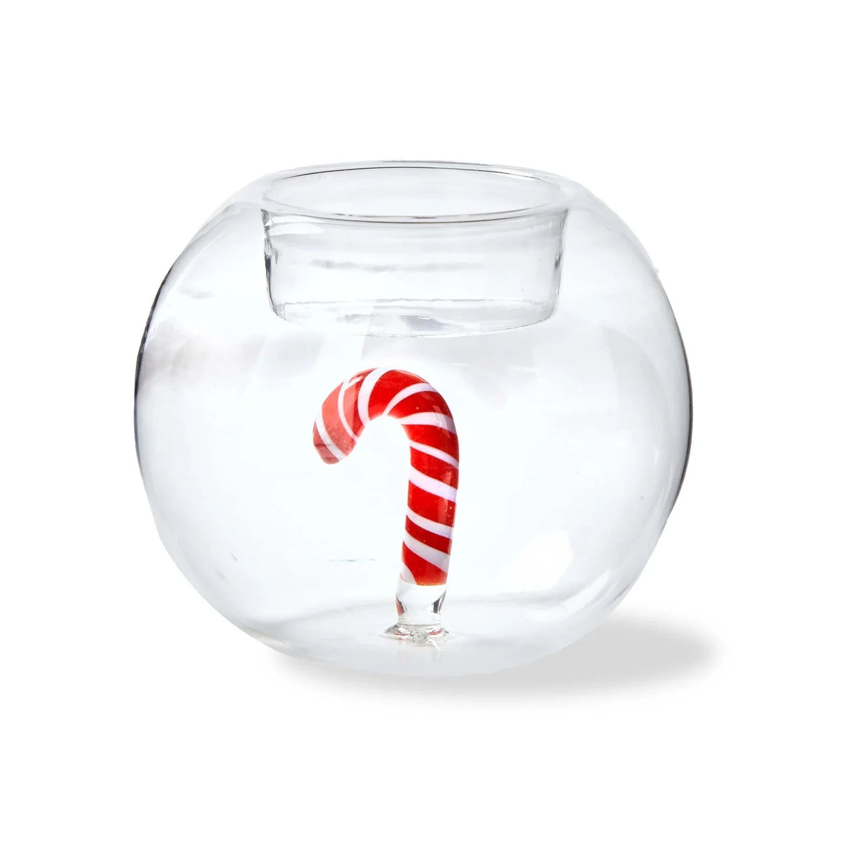 Globe Tealight Holder, Candy Cane Decor Tag 
