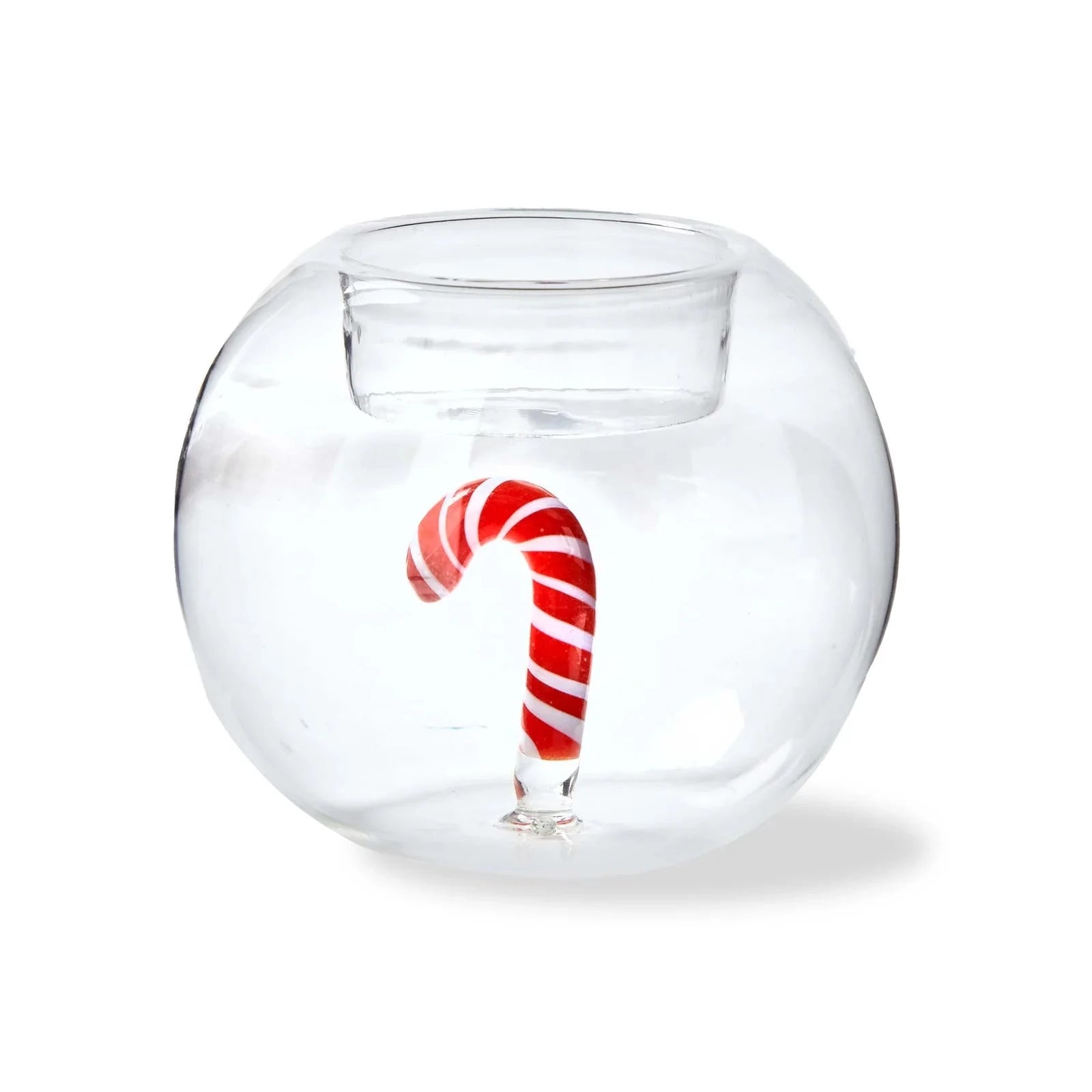 Globe Tealight Holder, Candy Cane Decor Tag 