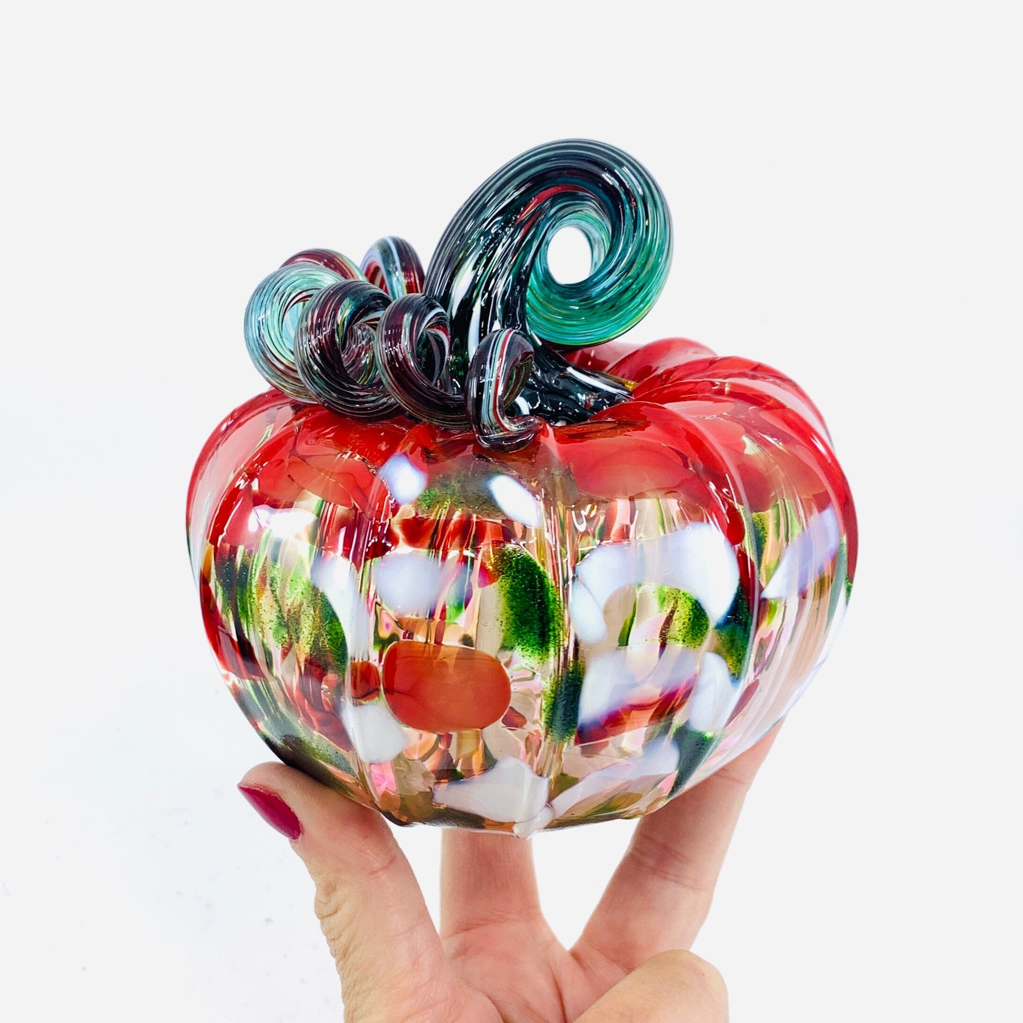 Daily Pumpkin 1917 Holiday Squat Gabby Luke Adams Glass Blowing Studio 