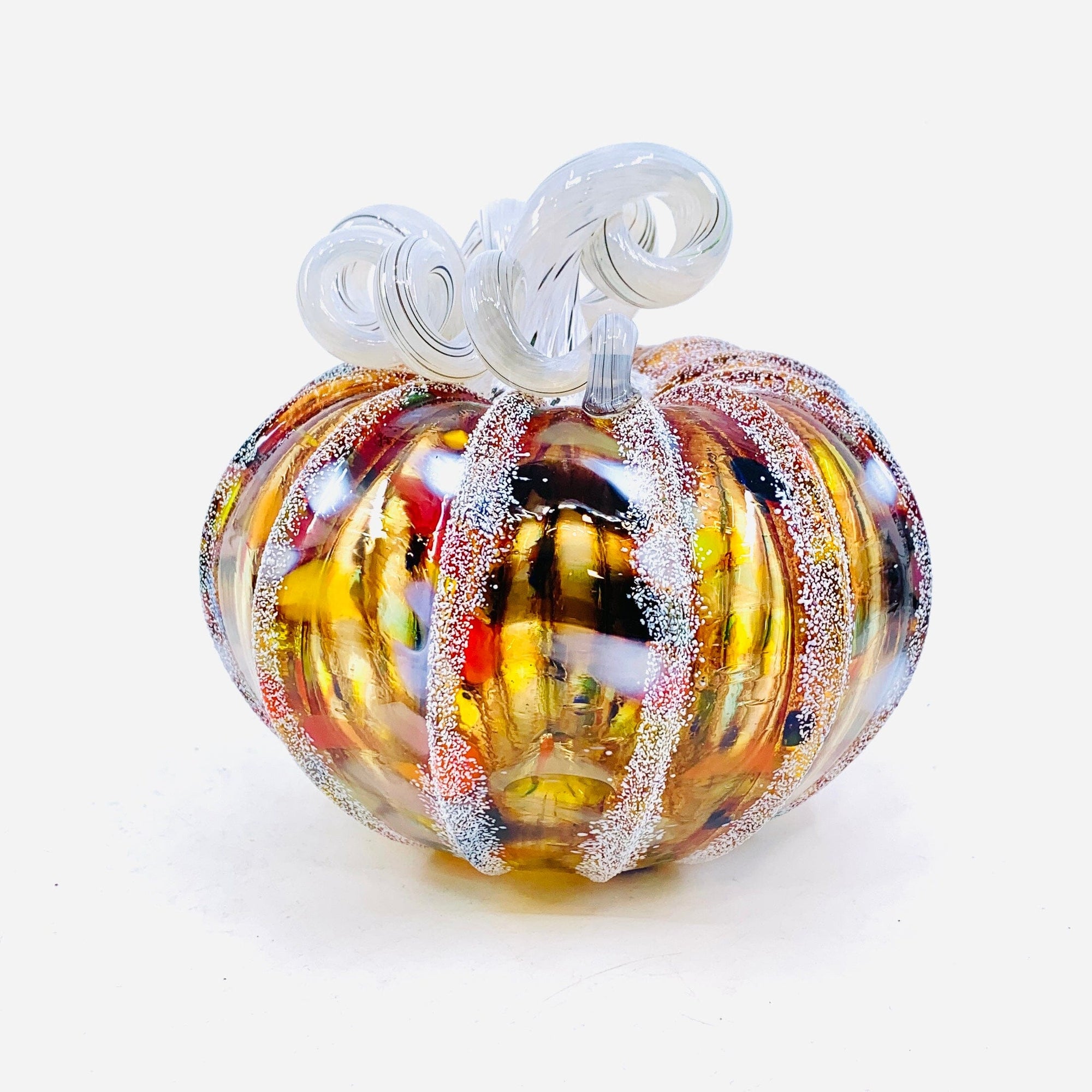 Daily Pumpkin 1713 Holiday Snowfall Squat Gabby Luke Adams Glass Blowing Studio 