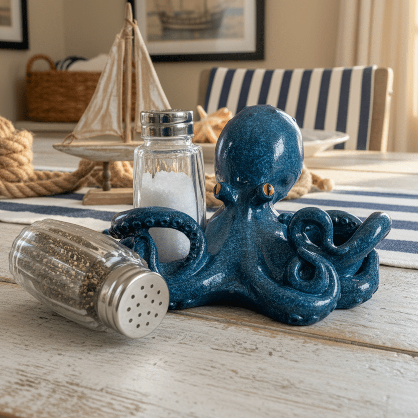 Octopus Salt and Pepper Shaker Chesapeake Bay 