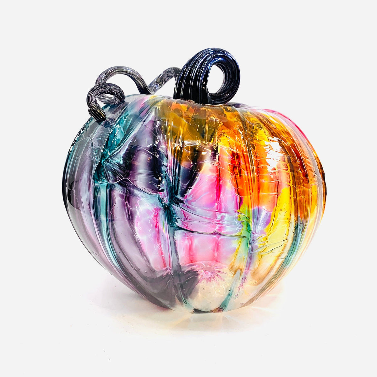 Daily Pumpkin 3655 Large Gabby Luke Adams Glass Blowing Studio 