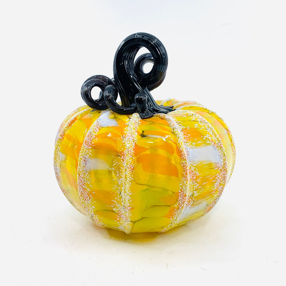 Daily Pumpkin 1198 Squat Daily Pumpkin Luke Adams Glass Blowing Studio 