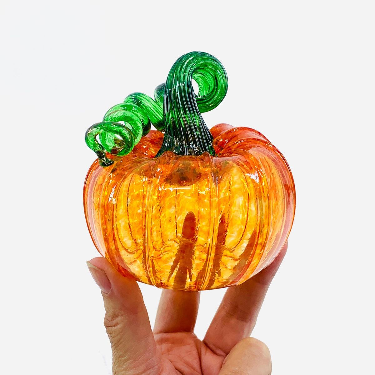 Daily Pumpkin 2487 Mini Gabby Luke Adams Glass Blowing Studio 