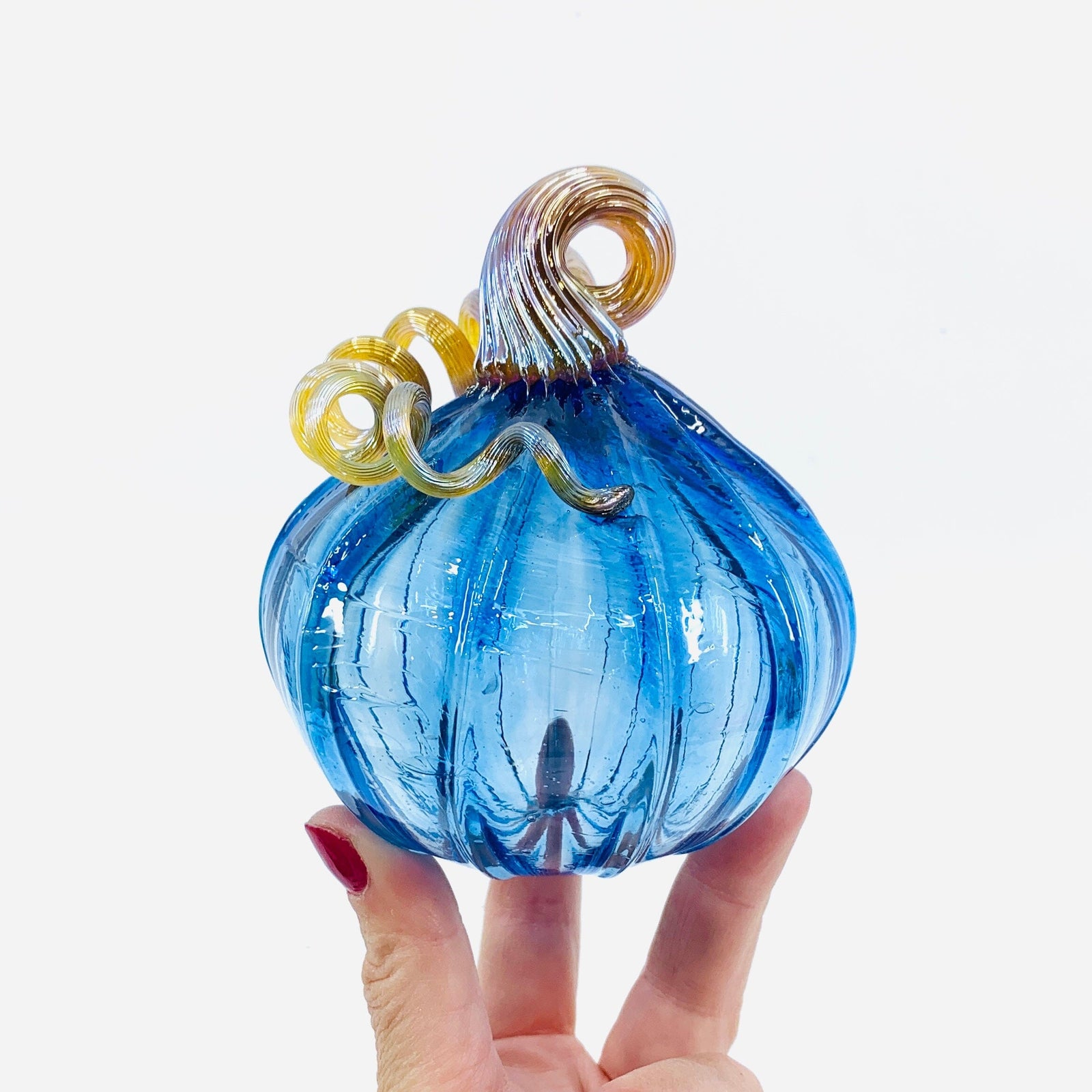 Daily Pumpkin 1971 Mini Gabby Luke Adams Glass Blowing Studio 