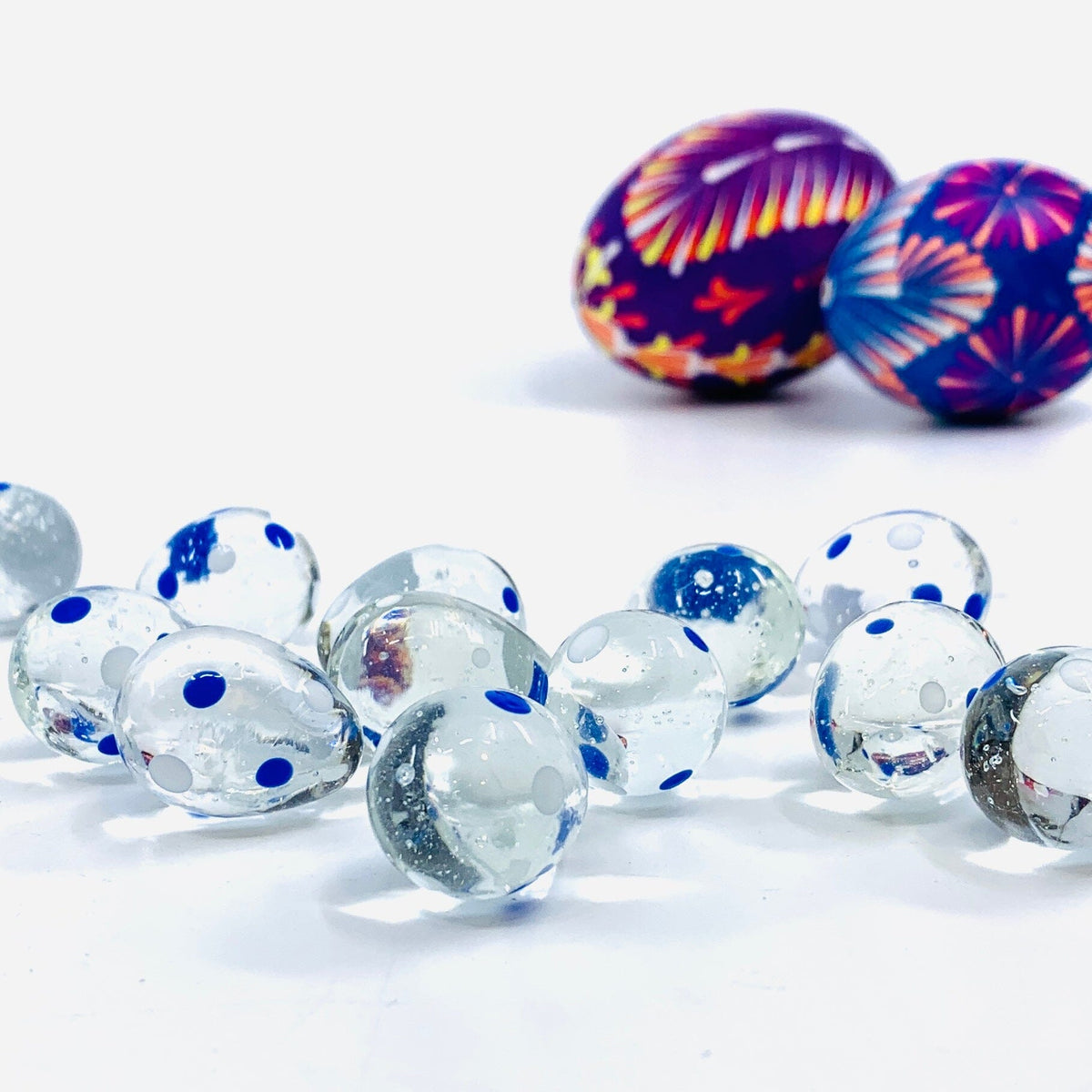 Mini Glass Egg, Glacier Miniature Amazon 