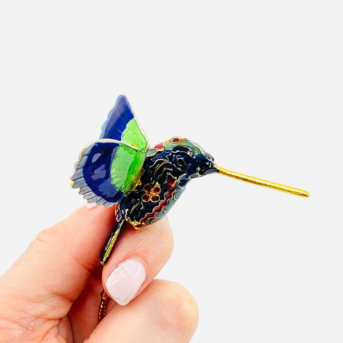 Enamel Hummingbird Ornament, 37 Ornament Kubla Craft 