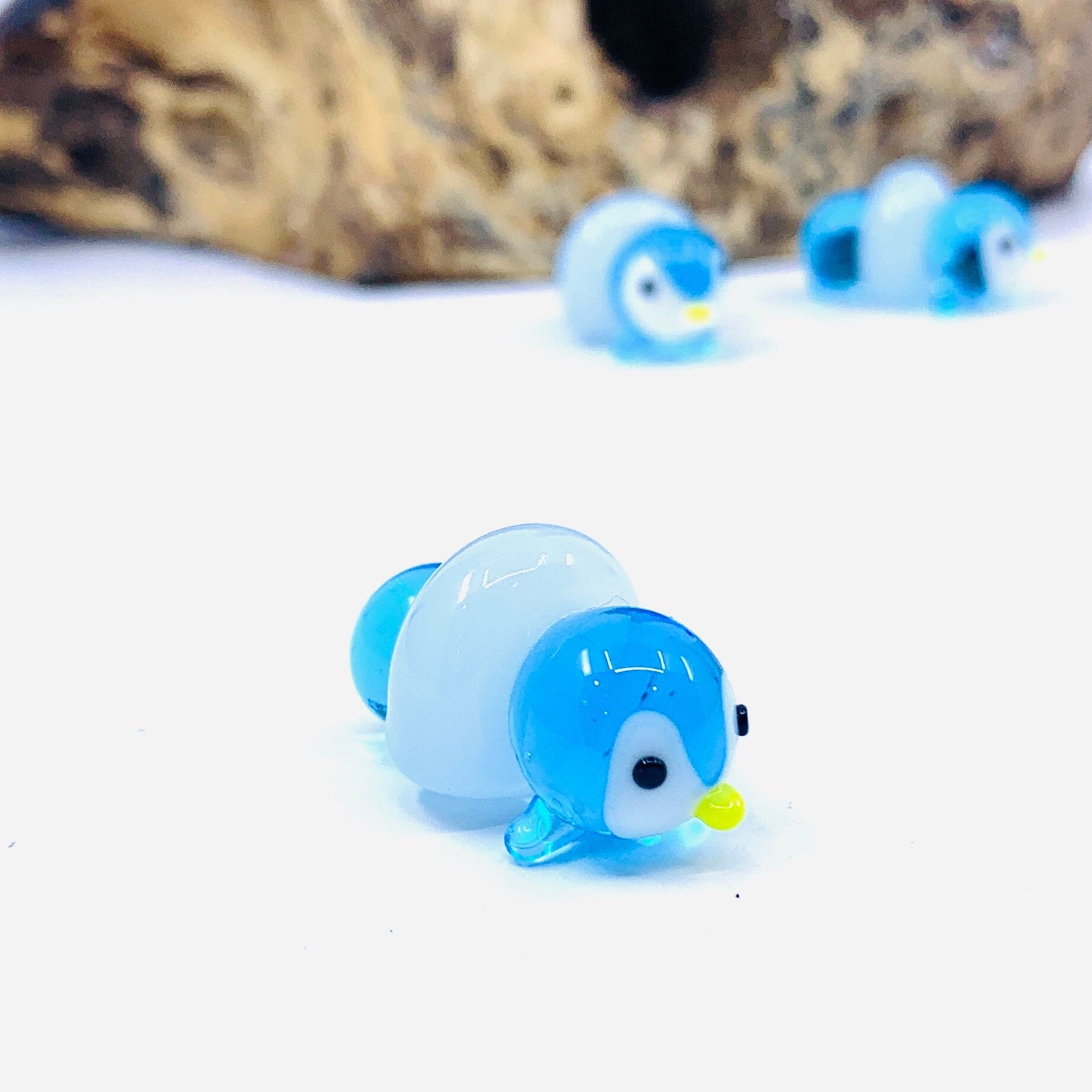 Baby Penguin in Pool Float 226 Miniature - 