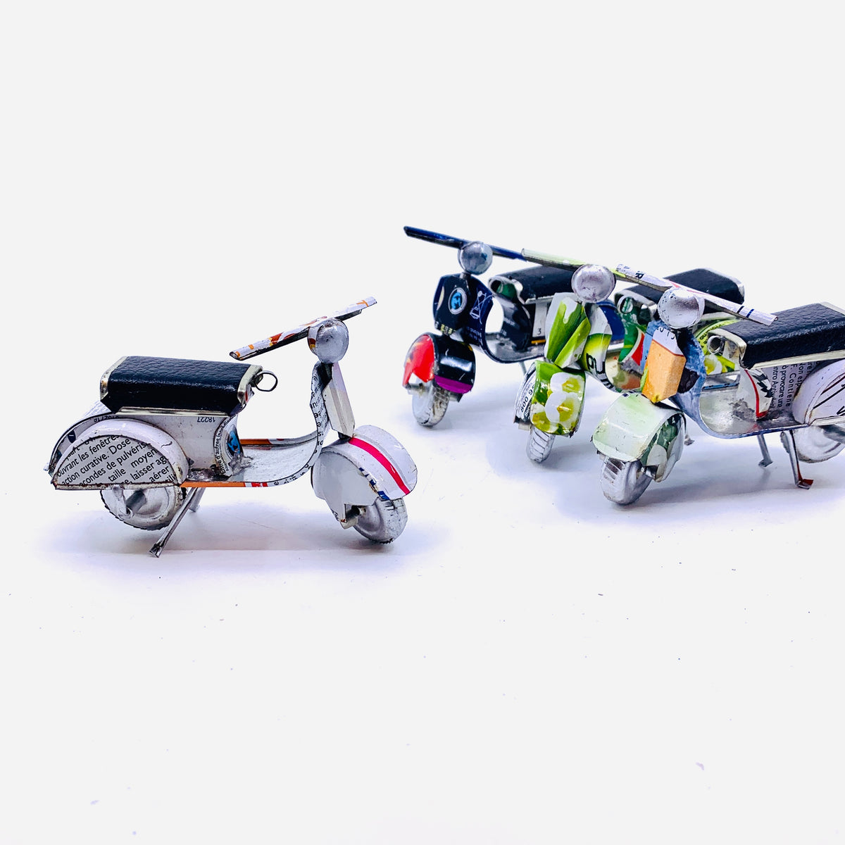 Recycled Tin Scooter