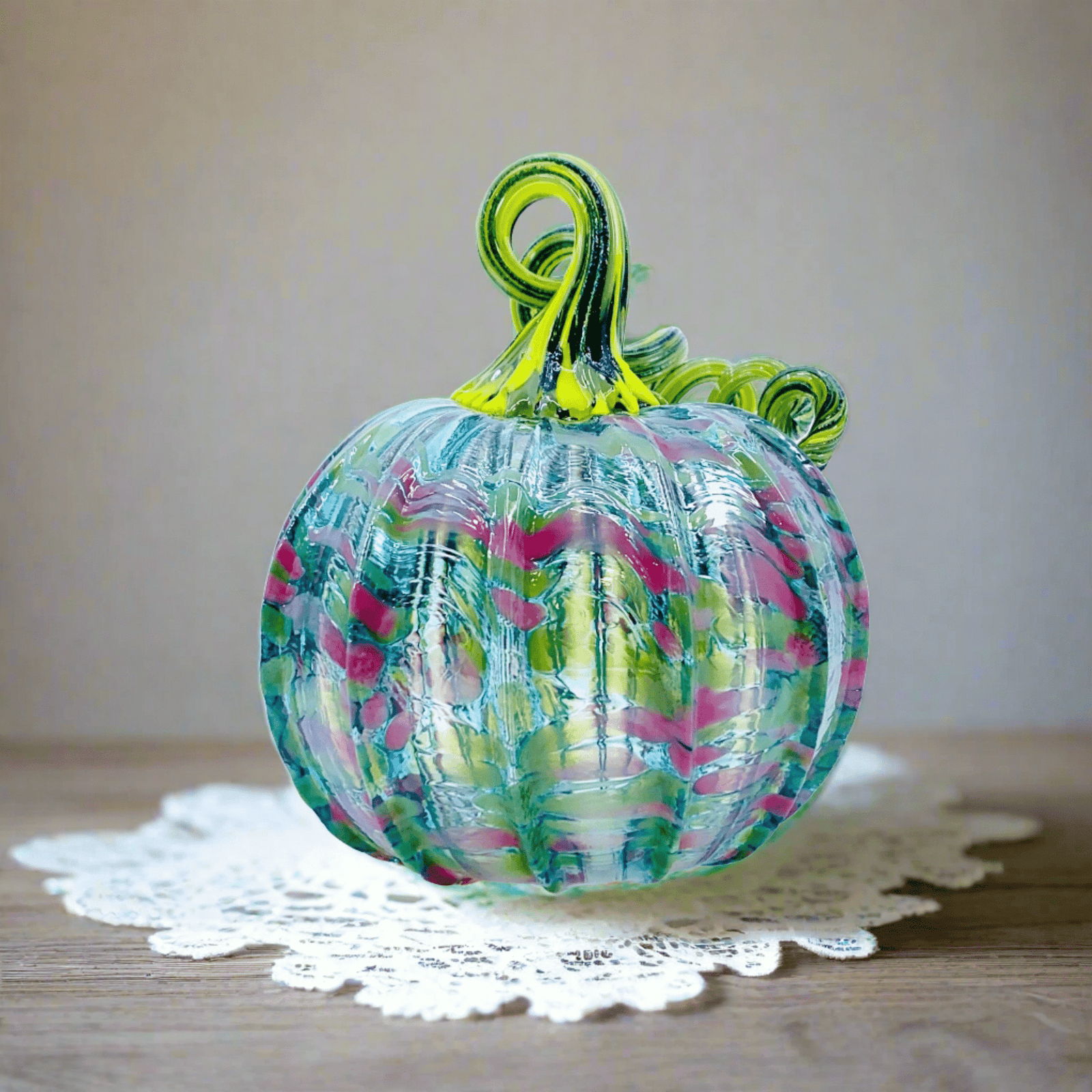 Limited Run Mini Monet Pumpkin Inspo Luke Adams Glass Blowing Studio 