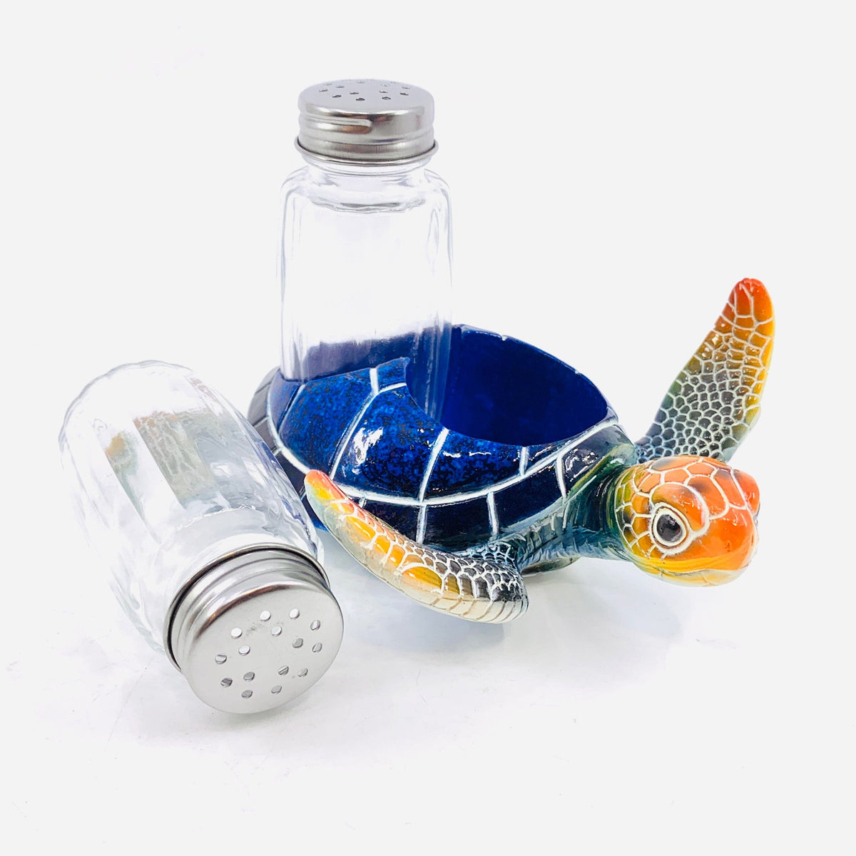 Blue Sea Turtle Salt and Pepper Shaker Chesapeake Bay 