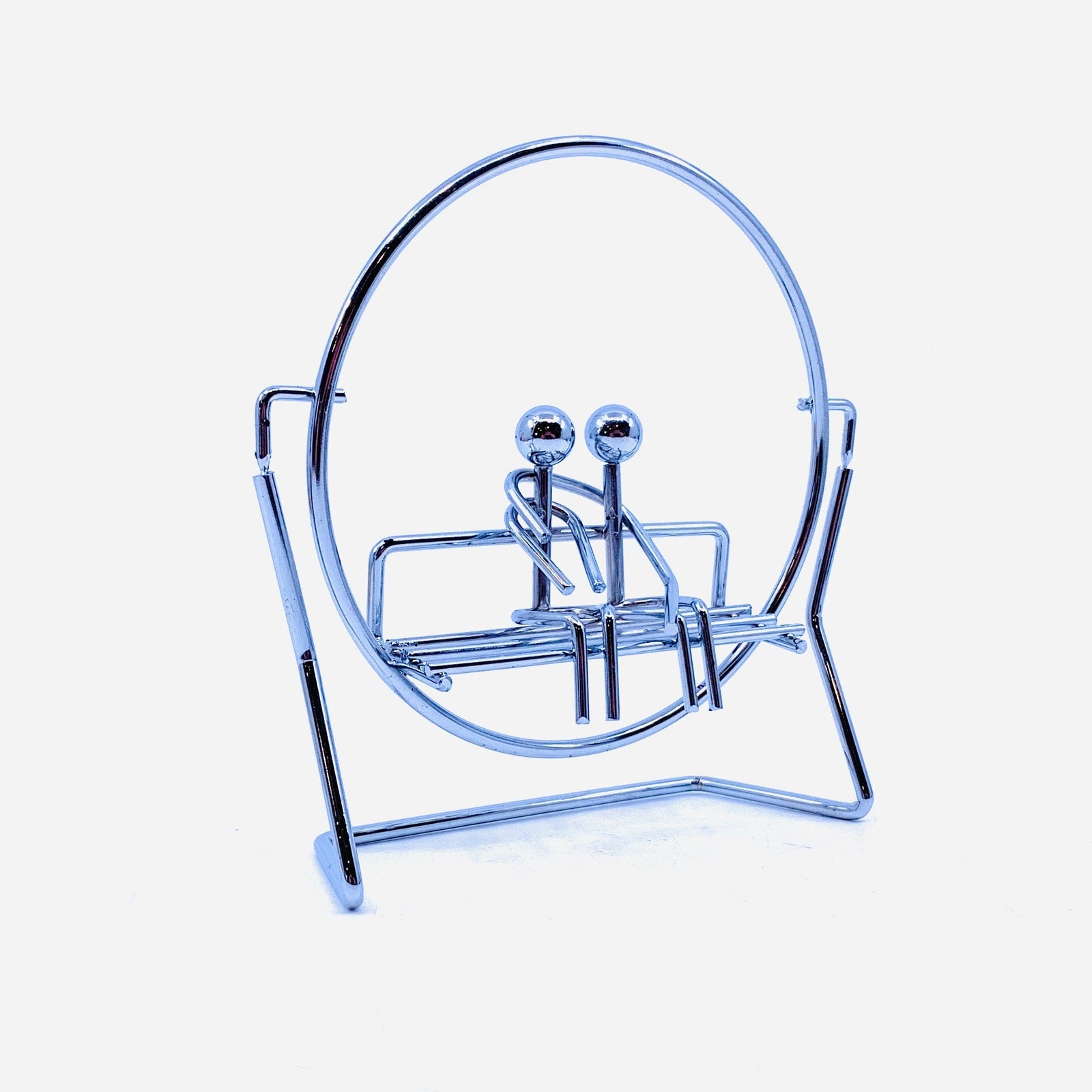 Large Kinetic Balance Figure 9, Swing Lovers Miniature Golden Island INT'L INC 