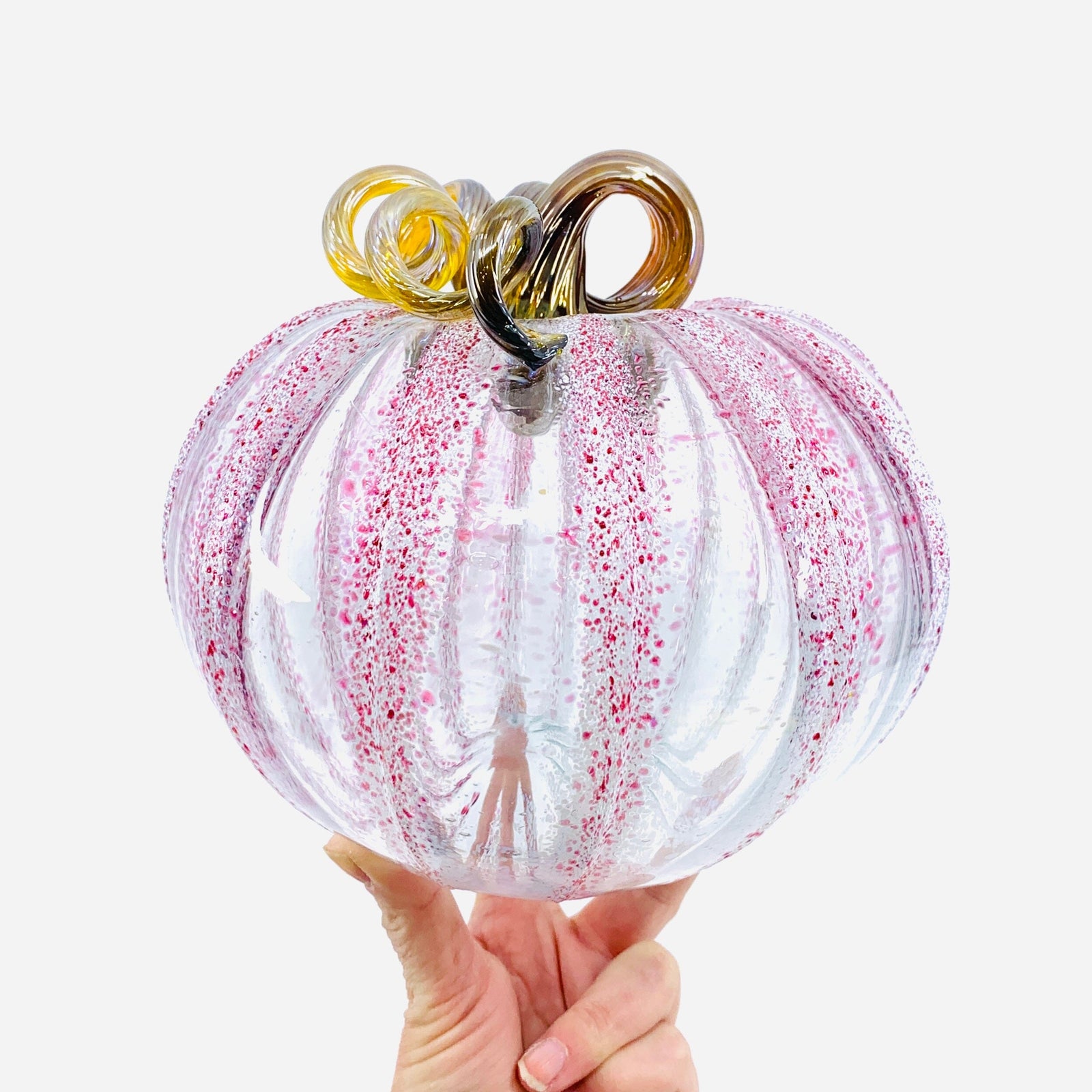 Daily Pumpkin 3311 Large Gabby Luke Adams Glass Blowing Studio 