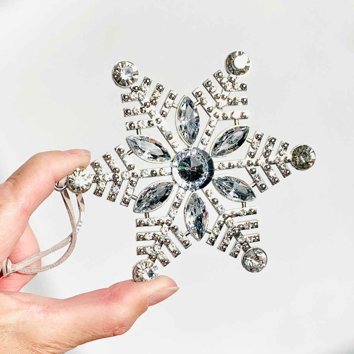 Snowflake Crystal Ornament 16