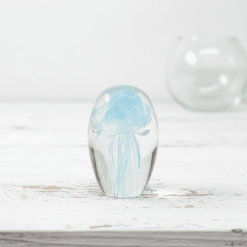 Glow in The Dark Jellyfish Paperweight 14A Decor Chesapeake Bay 