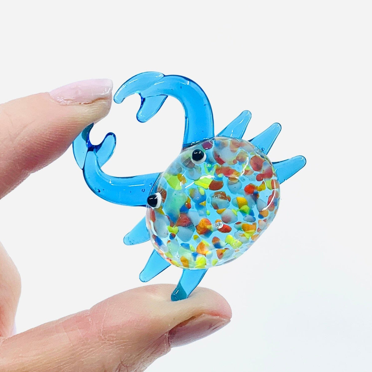 Glass Fiesta Crab 26 Miniature Chesapeake Bay 