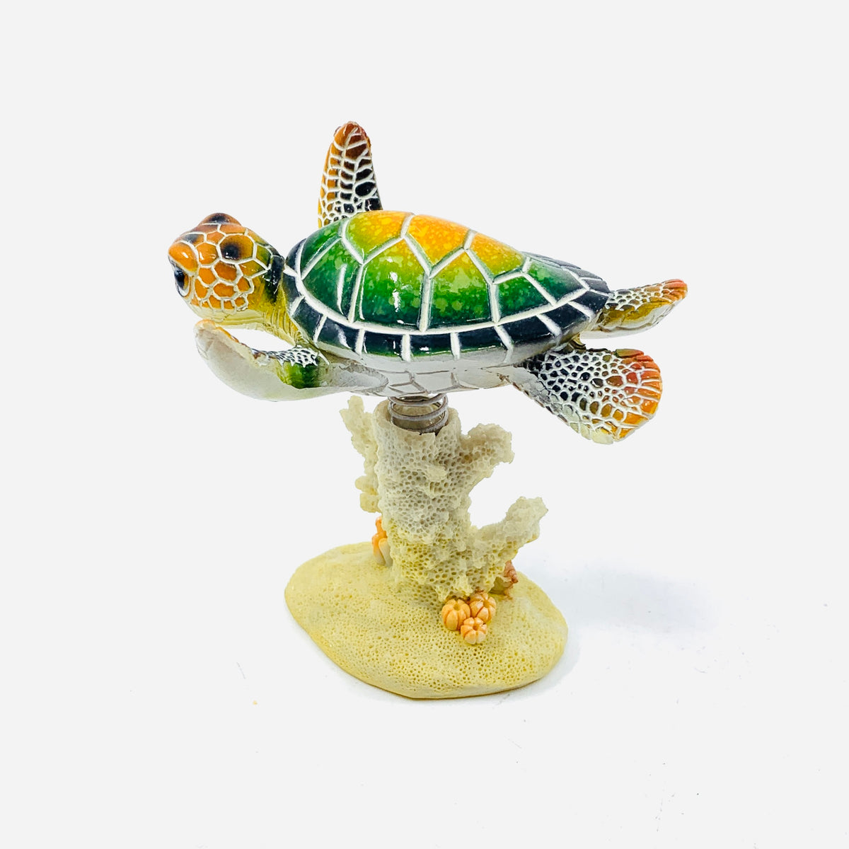 Green Sea Turtle Bobble-Head Décor