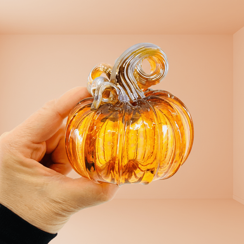 Daily Pumpkin 3712 Cutie Gabby Luke Adams Glass Blowing Studio 