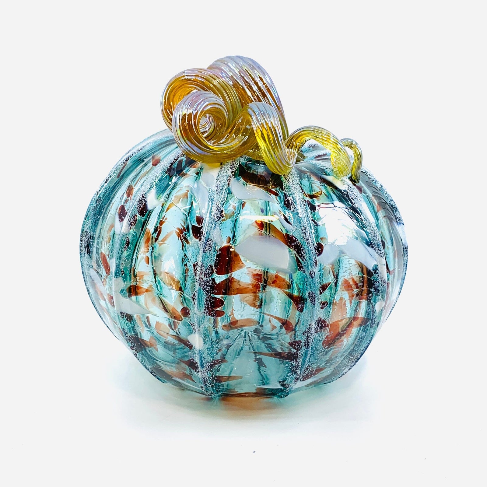 Daily Pumpkin 2493 Large Gabby Luke Adams Glass Blowing Studio 