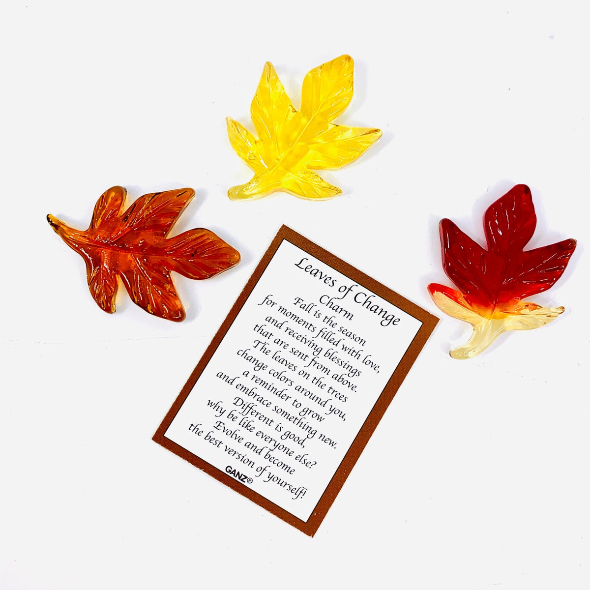 Leaves of Change Charm - PT 142 GANZ 