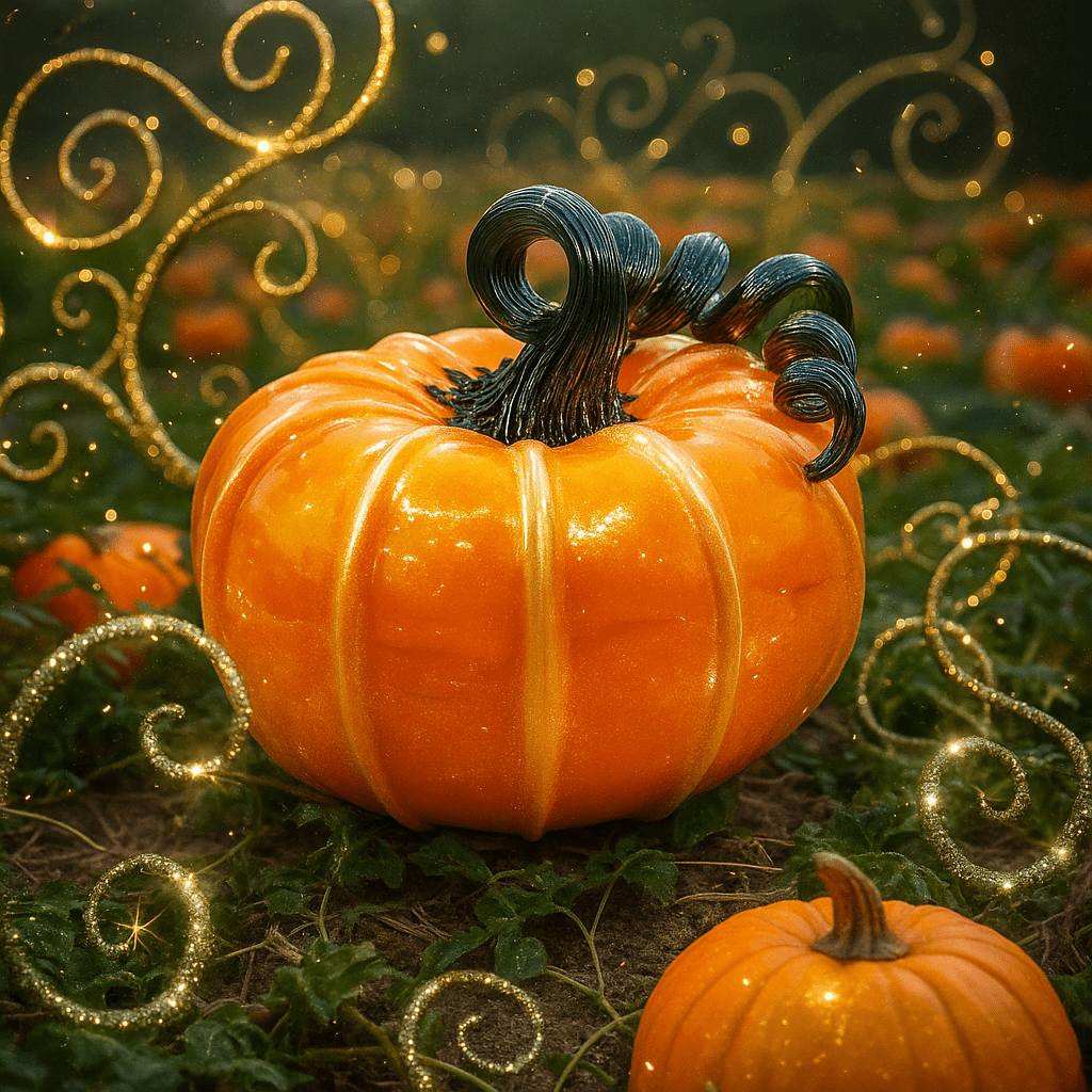 Enchanted Squat Pumpkin Inspo Luke Adams Glass Blowing Studio 