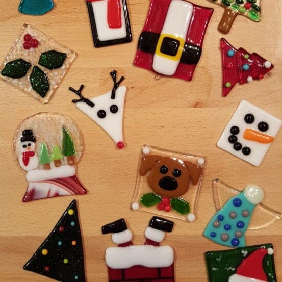 Fused Glass Ornament Class Class Luke Adams Glass Blowing Studio 